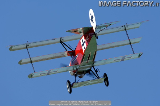 2006-09-10 Ferrara Airshow 338 Fokker DR 1